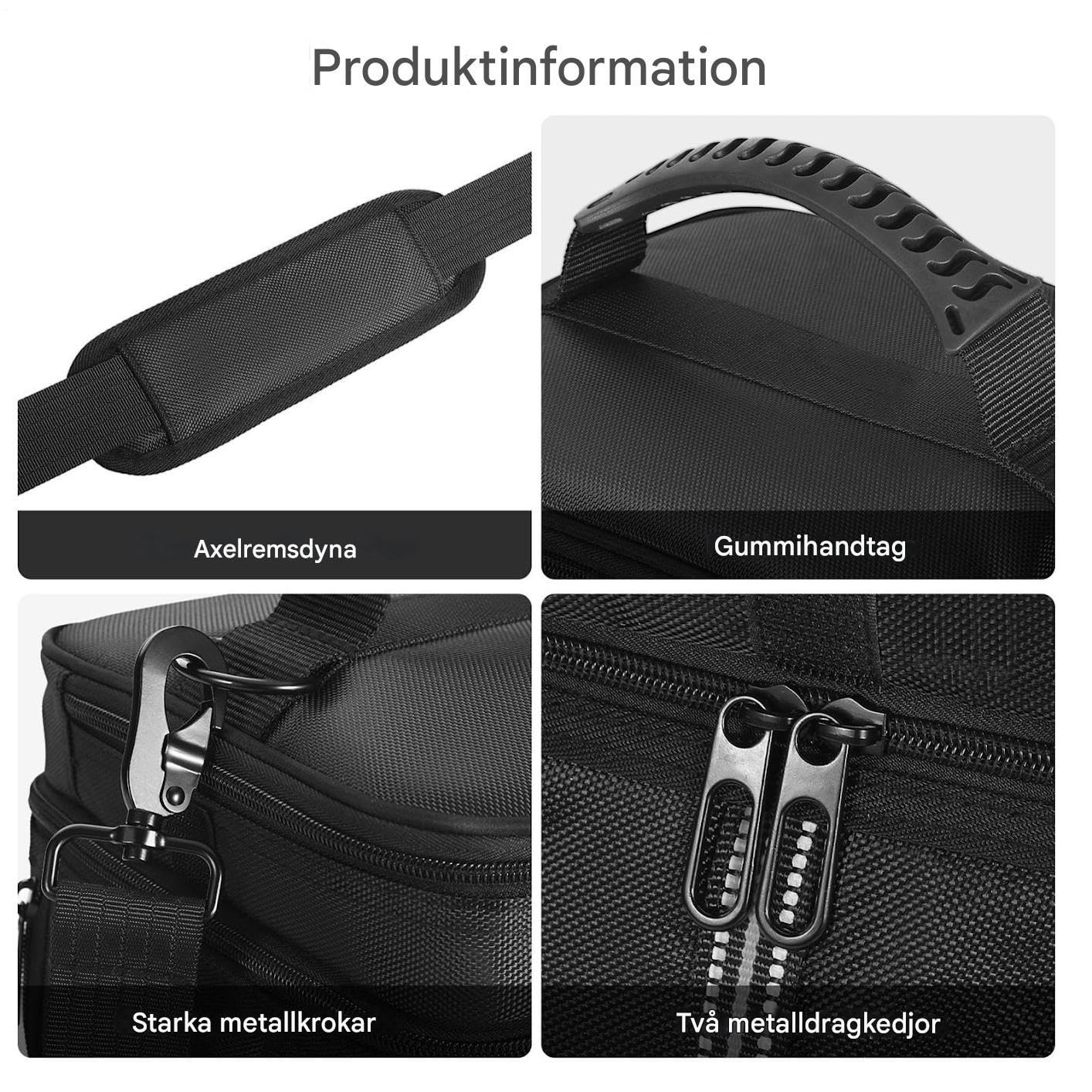 Borsa da Trasporto per Stazione Elettrica - Borsa Organizzatore Impermeabile per Elettronica - Borsa Protettiva con Manico e Tracolla per Escursionismo Campeggio Picnic Viaggi