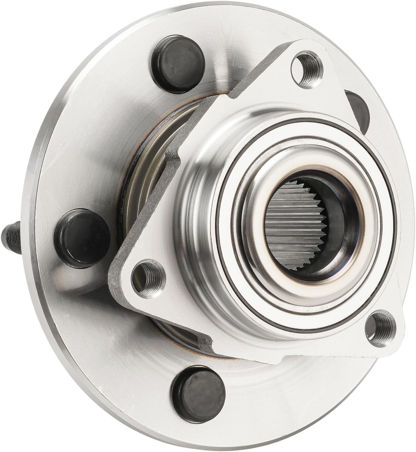 KAX 515072 Front Wheel Bearing and Hub Assembly Compatible with 2002-2008 Dodge Ram 1500,1PCS Wheel Bearing 5 Lug W/ABS