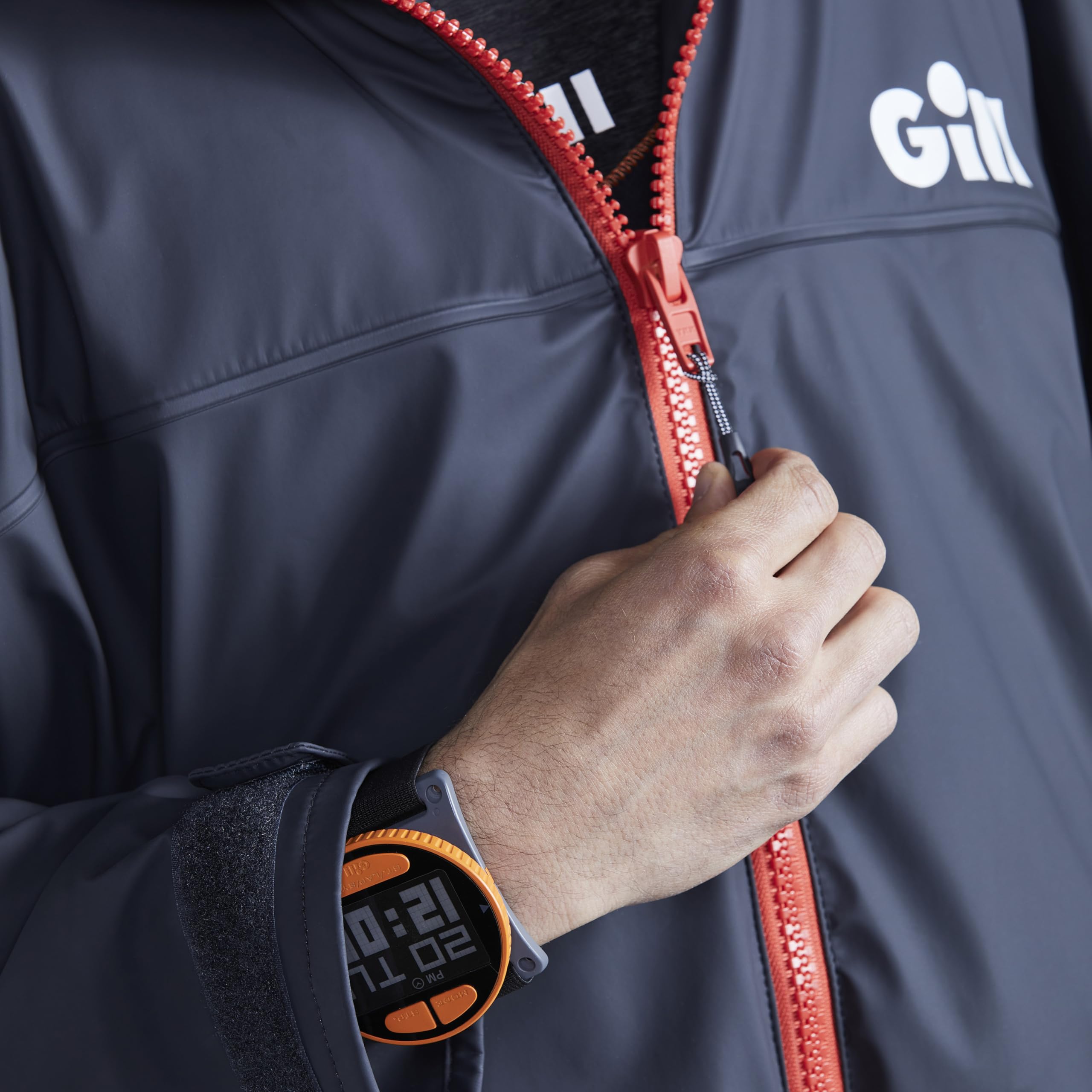 Gill Aqua Parka Change Changing Coat Jacket - Graphite - Capas térmicas cálidas Capas de Calor Estiramiento fácil Transpirable