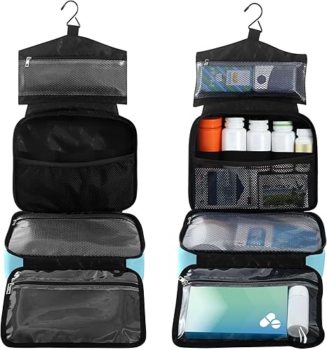 Miniatura 10 de Naanle Bolsa organizadora de pastillas de viaje, bolsa de almacenamiento de medicamentos para medicamentos diarios, vitaminas, suministros médicos,