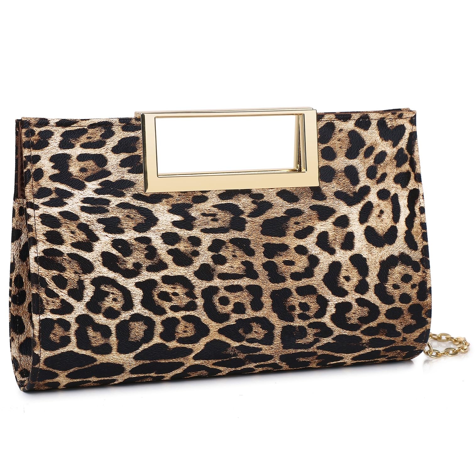 Gurina Evening Clutch Purses for Women Formal Party Clutch Bags Cocktail Prom Fashion PU Leather Shoulder Handbags