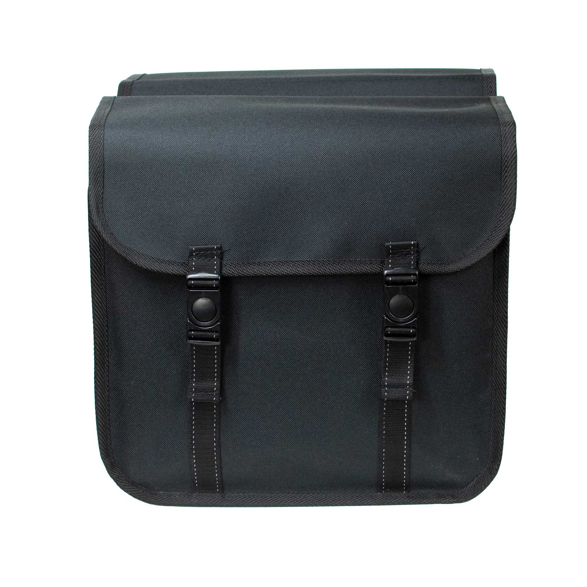 Classic - Double Sacoche de vélo de 26 L résistante à l'eau pour Porte-Bagages arrière, pour trajets Quotidiens et Shopping (Noir)