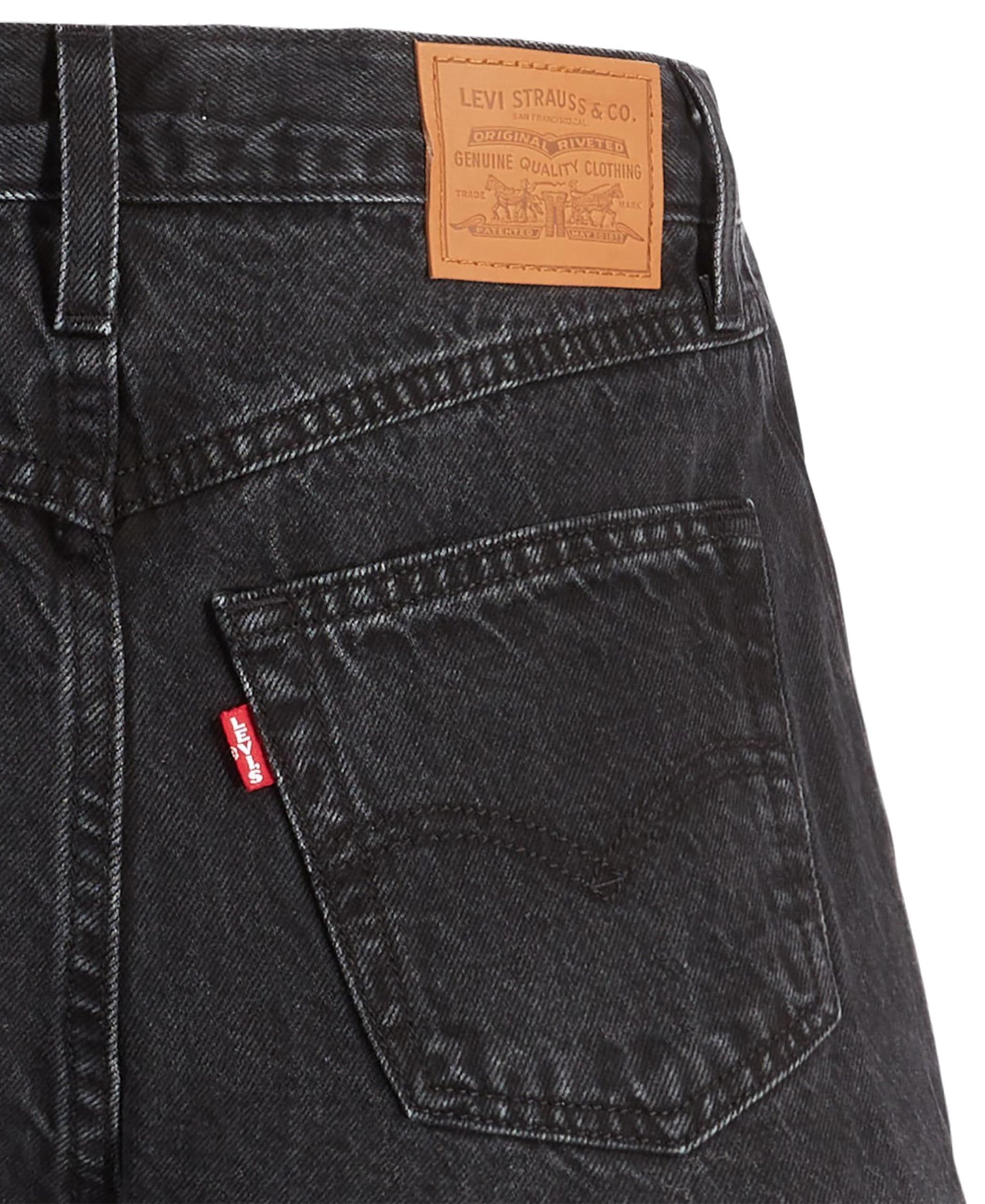 Levi's 80s Mom Short Blacks - 80S MOM SHORT BLACKS Kobiety