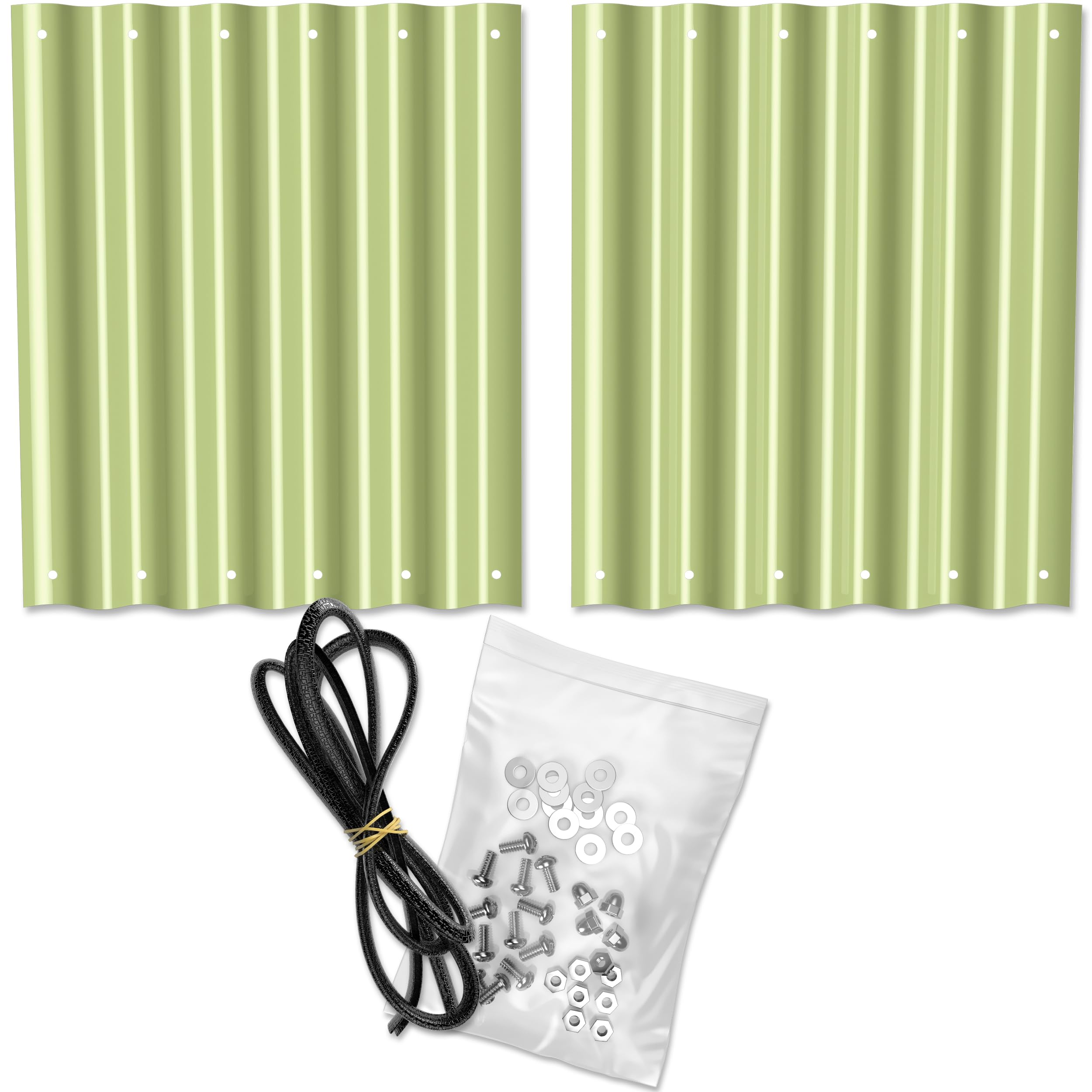 HOFGARTEN - Barres De Renfort Pour Potager Surélevé (Lot De 2) - Pour Largeur De Bac 107 Cm - Kit Extension - 6