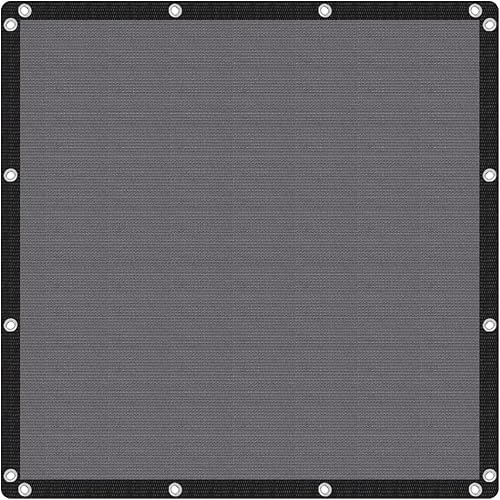 VICLLAX - Toldo de tela con ojales, pantalla de privacidad para el patio, jardín o pérgola, cubierta de 12 x 12 pies, trigo