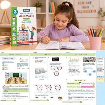3. Sınıf İpuçlu Eğlenceli - Öğretici Matematik Yeni Nesil Soru Bankası (Kapak Değişebilir)
