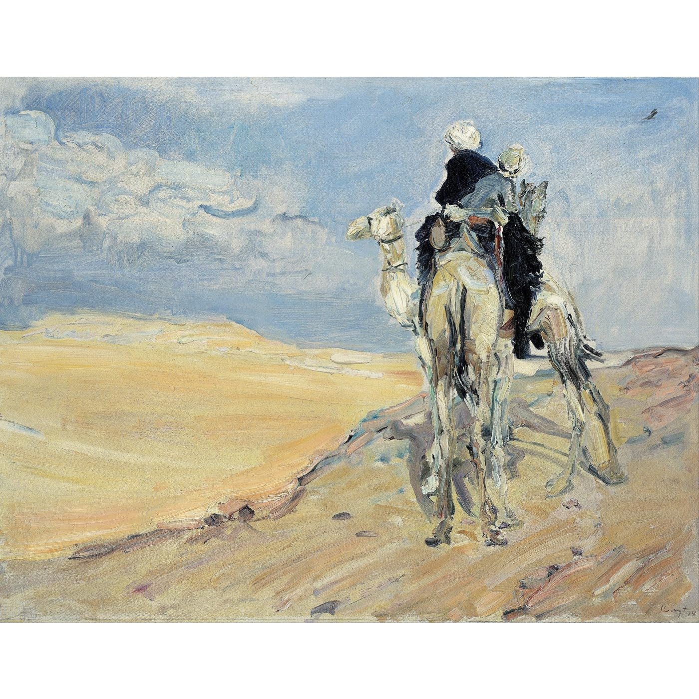 Impression giclée Max Slevogt Tempête de sable enroulée grand format 101x127 cm - 2