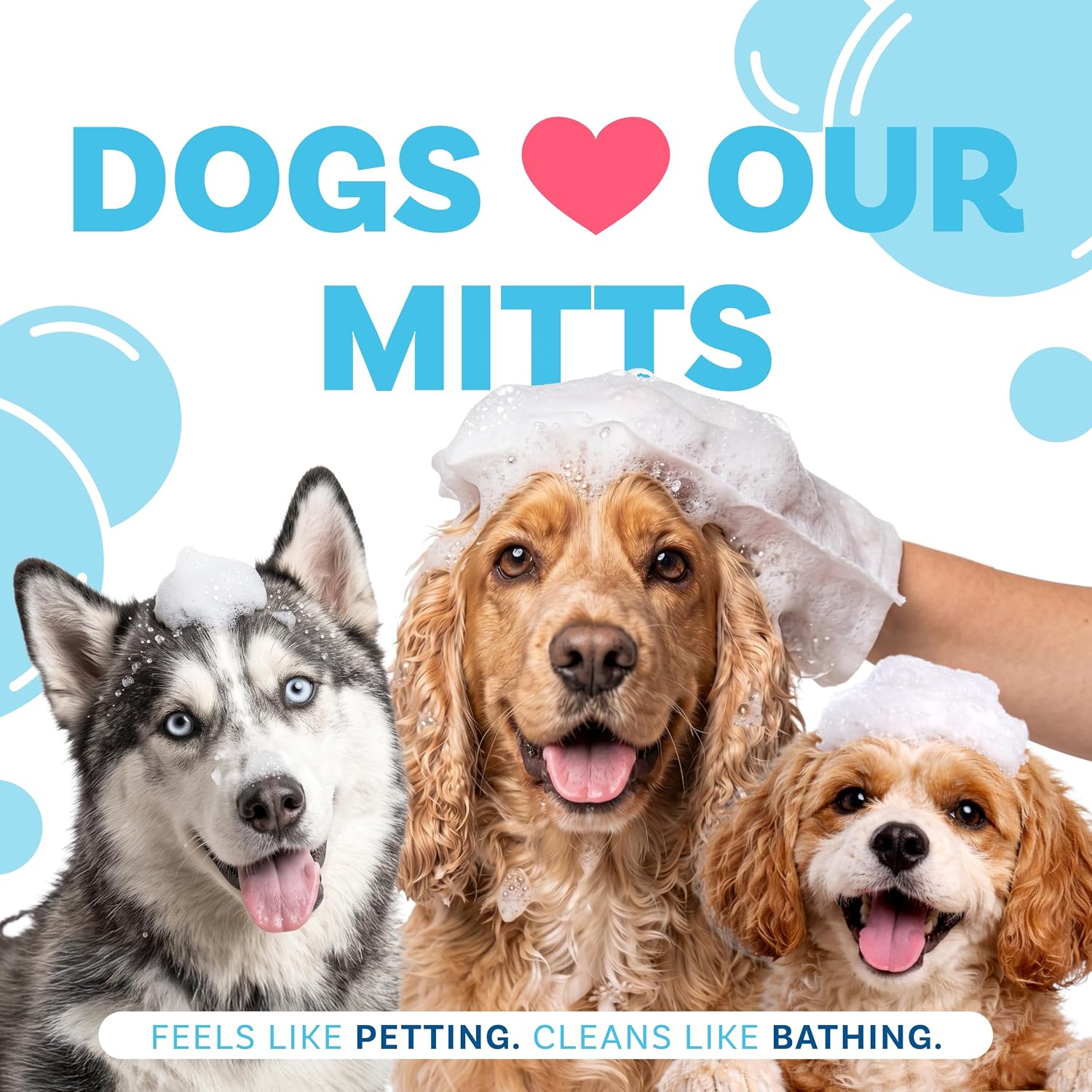 ScrubbyPet No Rinse Pet Wipes- Use Pet Bathing, Pet Grooming Pet Washing, Simple to Use,Just Lather, Wipe, Dry. Excellent Sensitive Skin. The Ideal Pet Wipes Bathing Your Pet Dog Cat.