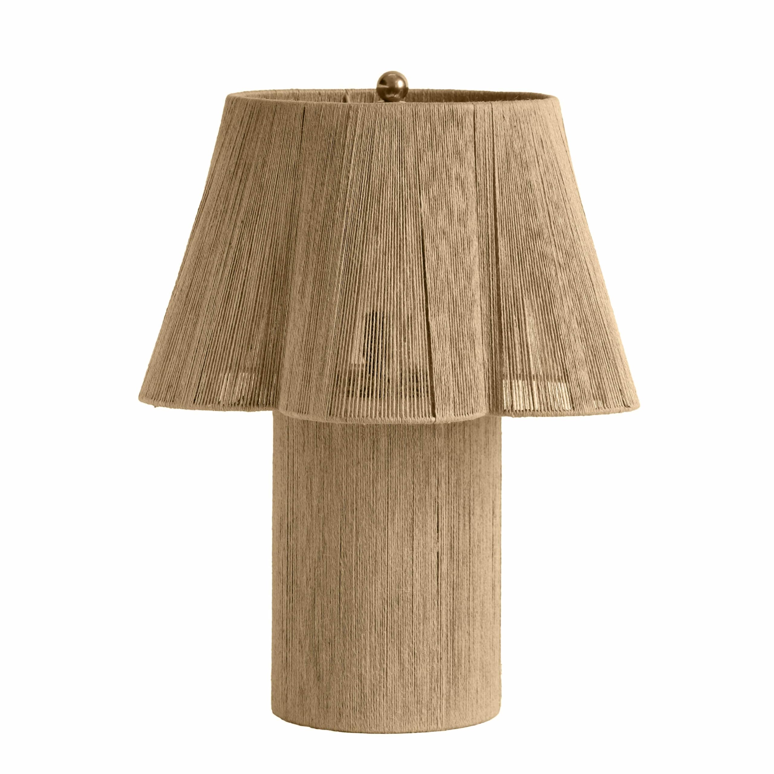 Tov FurnitureCorrine Natural Jute Table Lamp