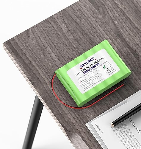 Miniatura 7 de NASTIMA NIMH Reemplazo de batería para ADT DSC IMPASSA 9057 SCW9055 SCW9057 BH7236-SS 17000145 17000152 Sistema de seguridad inalámbrica para el