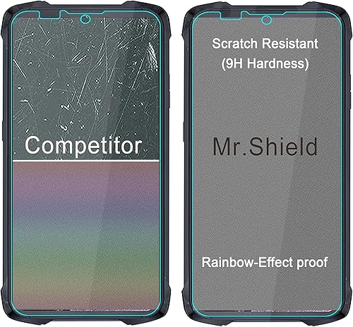 Miniatura 5 de Mr.Shield Paquete de 3 Protector de pantalla para Cubot KingKong 9 vidrio templado Vidrio japonés con dureza 9H Protector de pantalla