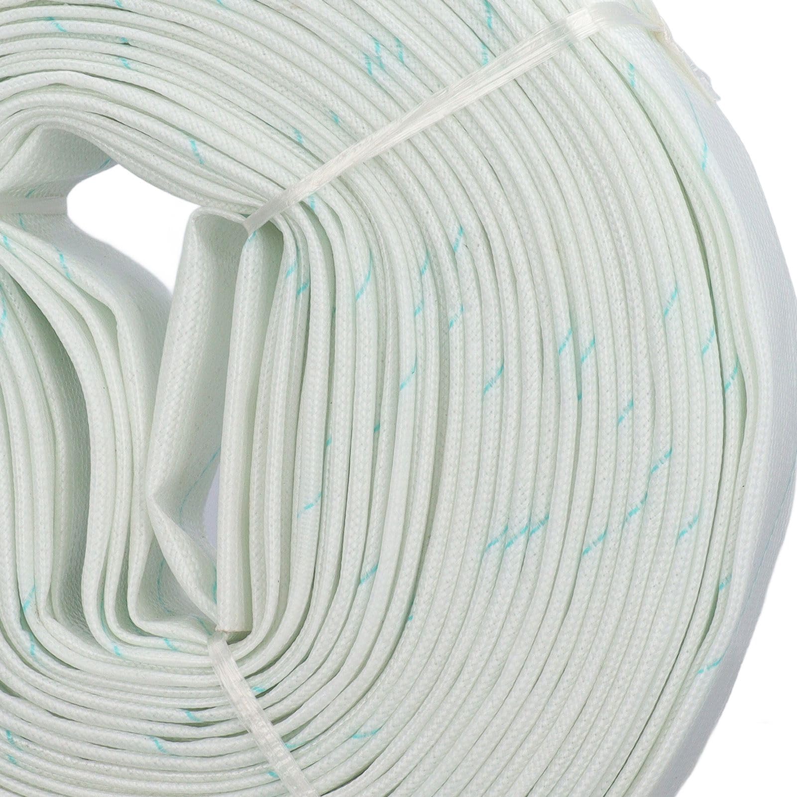 Funda térmica de fibra de vidrio, 50 m de longitud, 30 mm de diámetro interior, aislamiento térmico, resistente a altas temperaturas