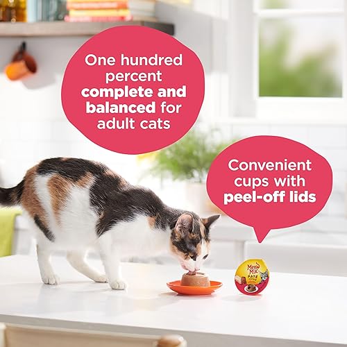 Miniatura 4 de Meow Mix Paté in Salsa Comida húmeda para gatos con pollo y carne de res real, 2.75 onzas (paquete de 12)