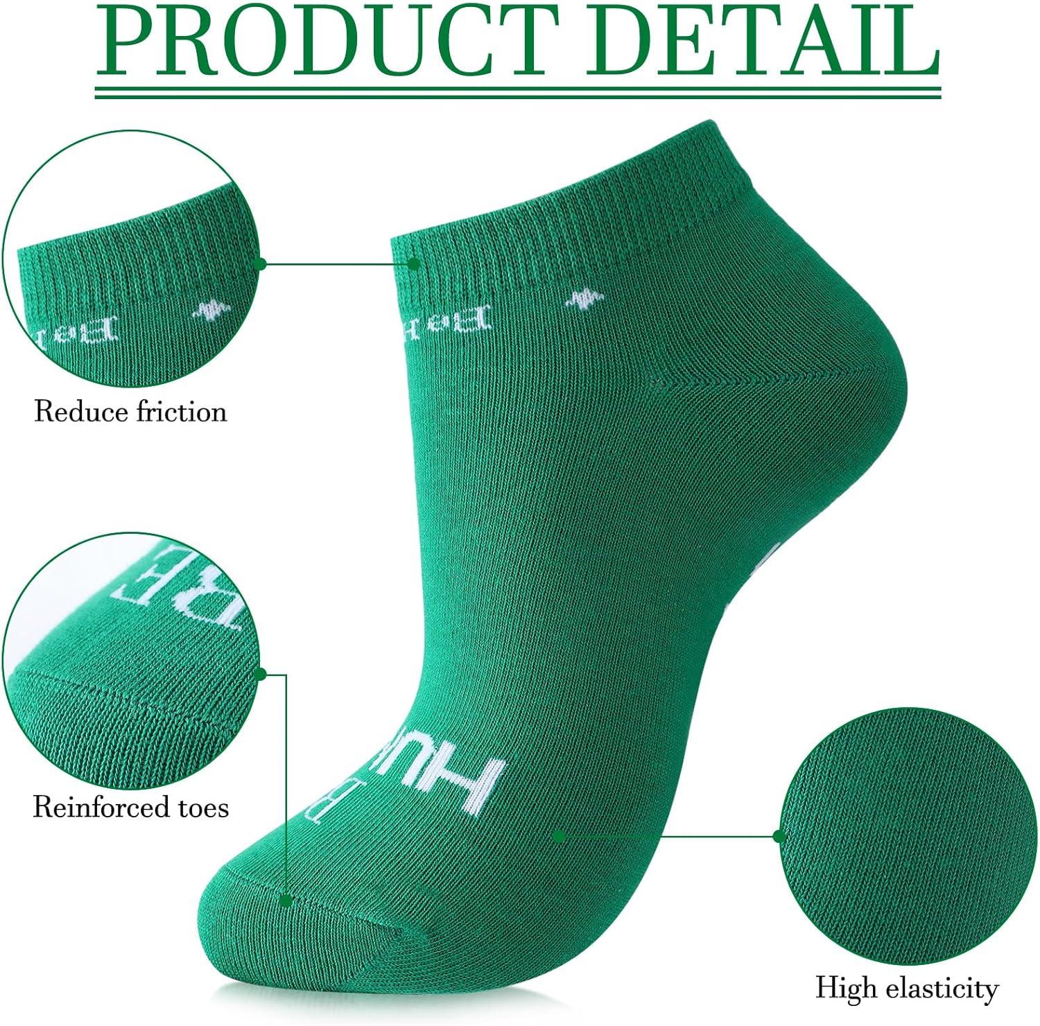 Mepase 12 Pairs Inspirational Athletic Running Socks for Women Golf Low Cut No Show Socks Multicolored Runners Birthday Gifts - Image 6