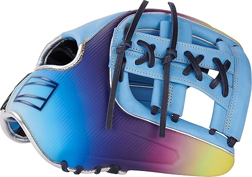 Miniatura 135 de Rawlings Guantes de béisbol REV1X Tamaños 11.5 a 12.75 pulgadas Múltiples estilos Negro/dorado 2 piezas de tela sólida