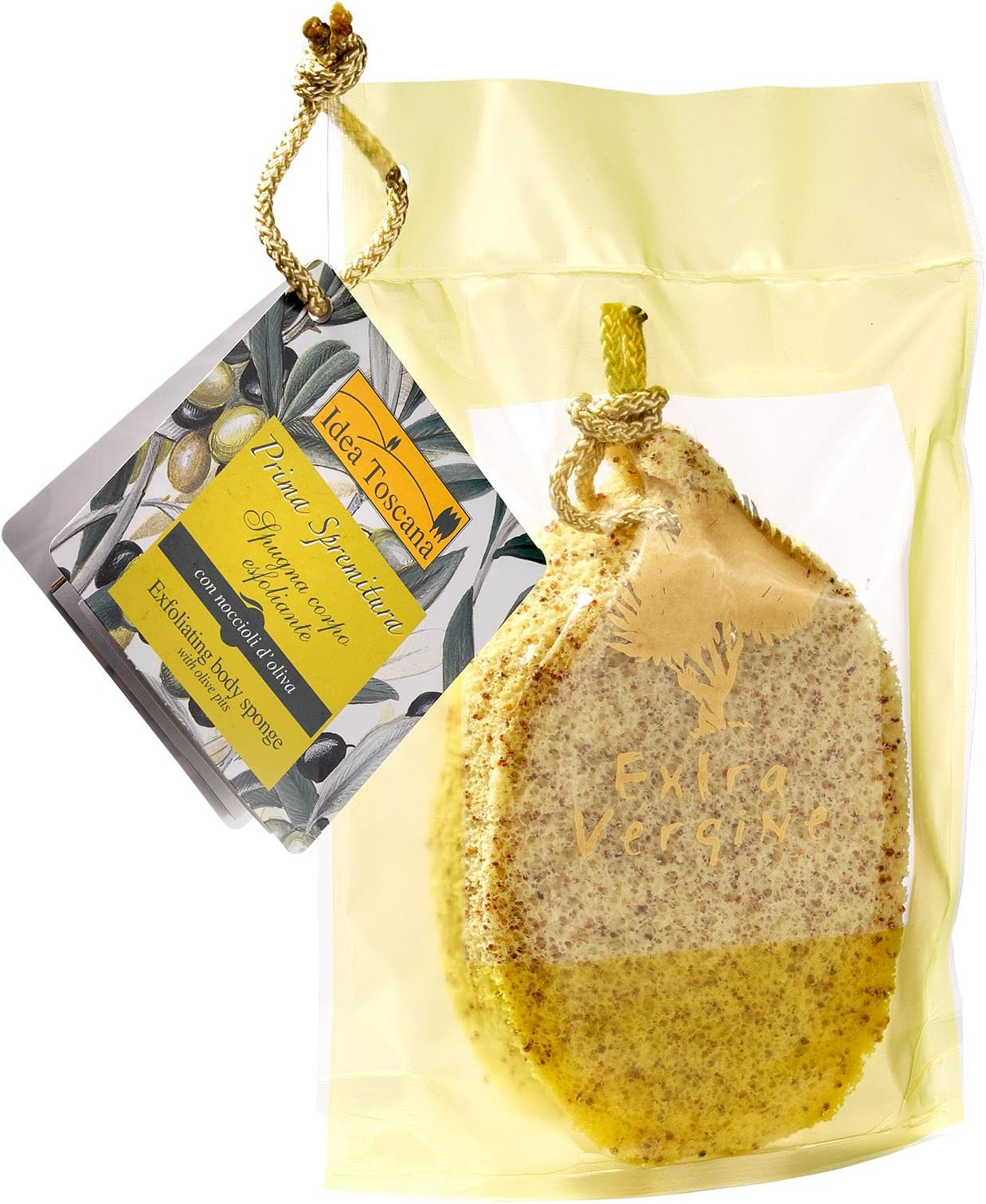 Prima Spremitura Exfoliating Body Sponge with Olive Pits