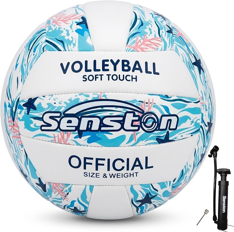 Volleyball Official Size 5 Soft Waterproof for Indoor Outdoor Beach
