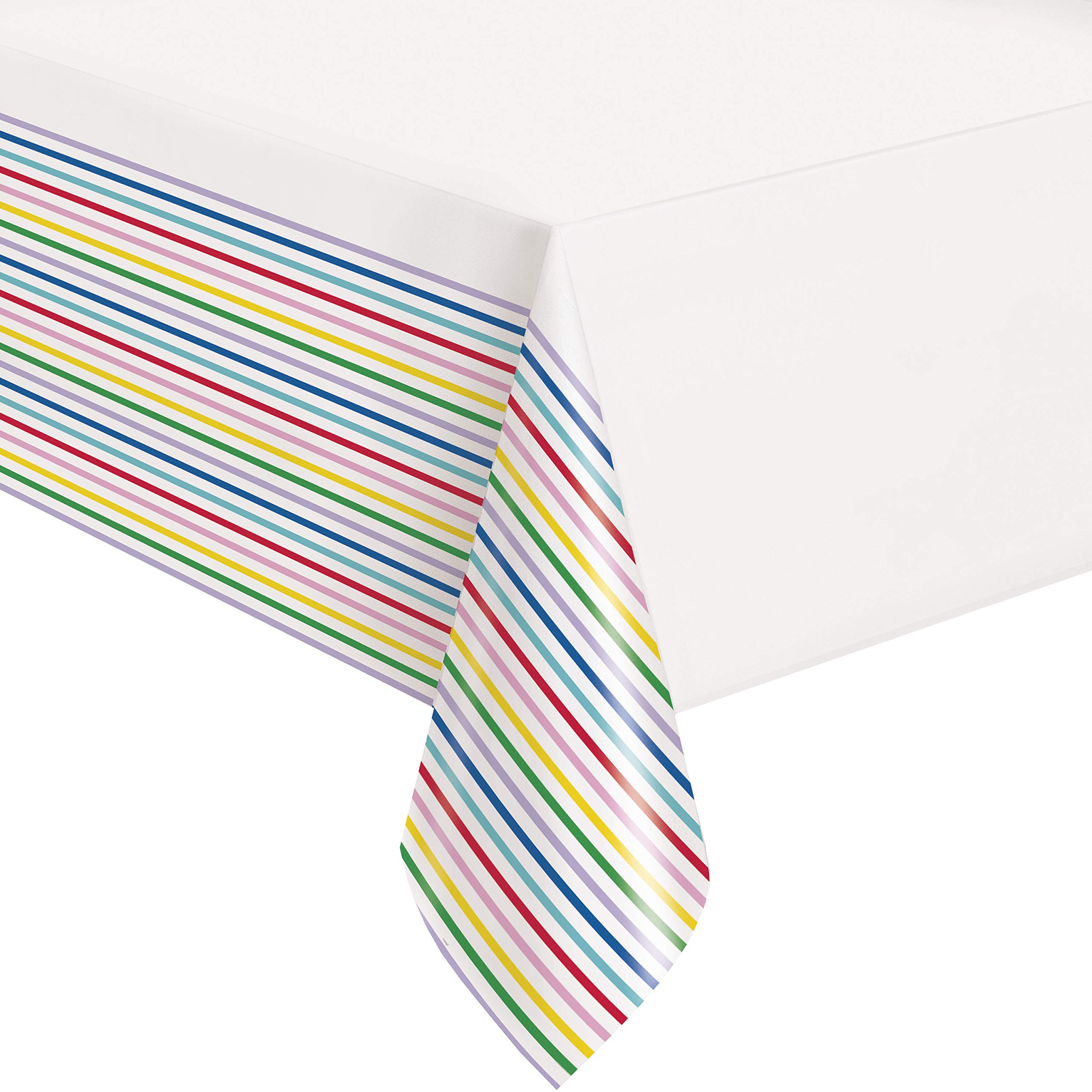 Unique PRIMARY STRIPED TABLECOVER