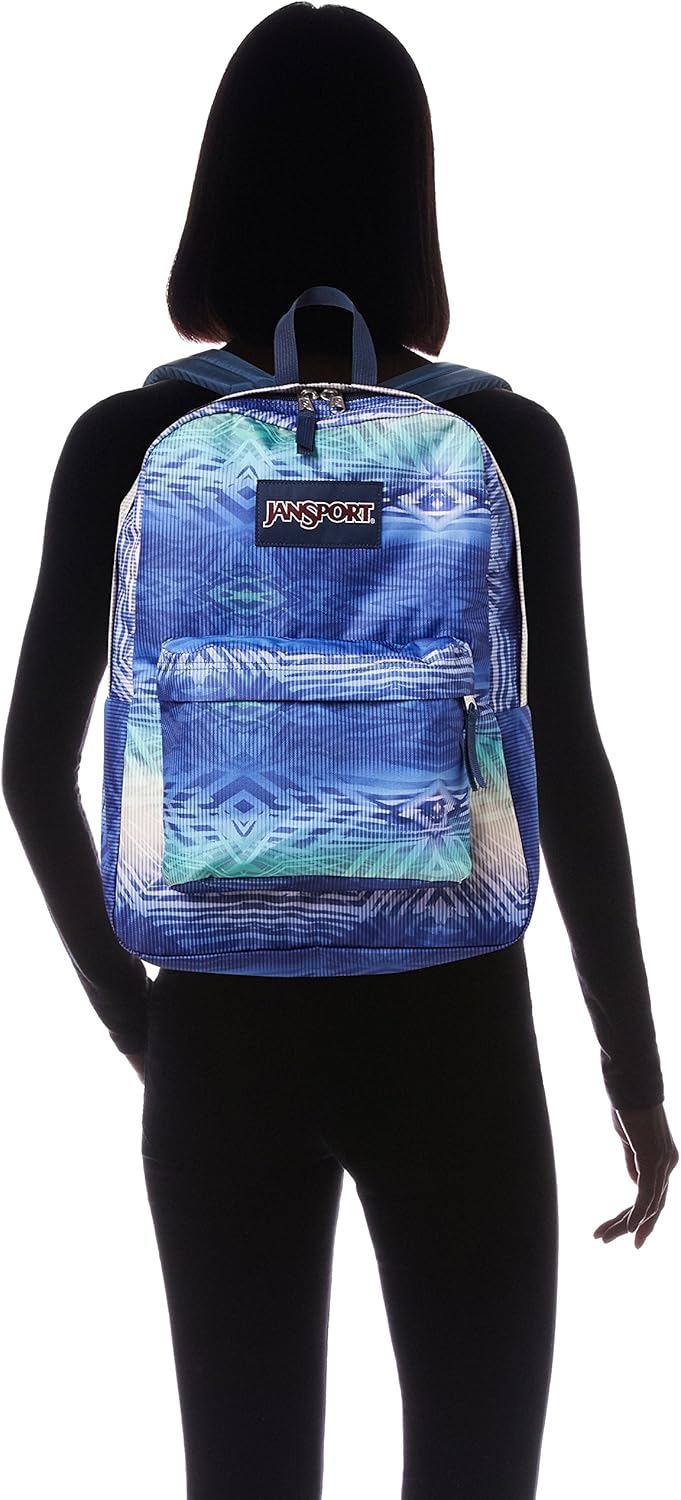 JanSport SuperBreak Backpack (Optic Voyage)