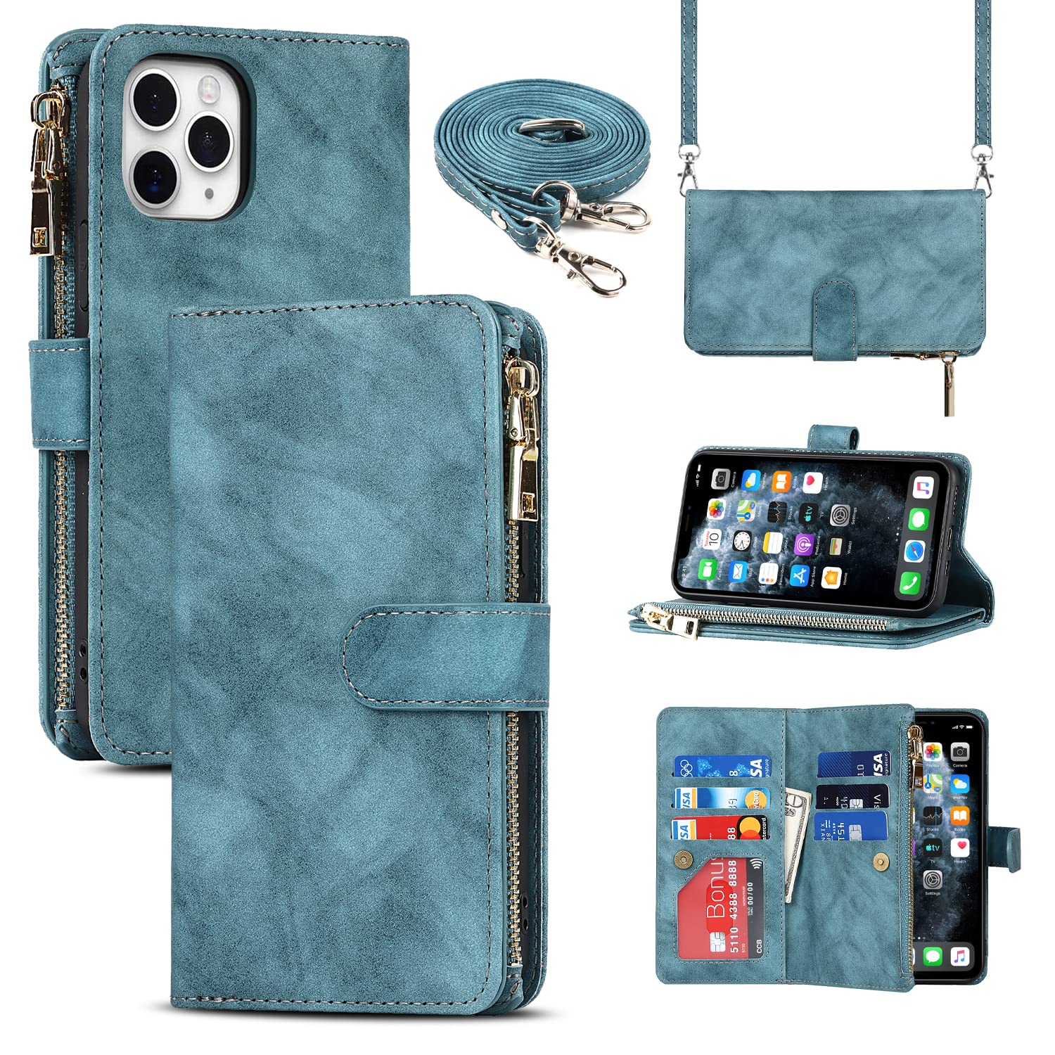 iPhone11 PRO MAX用国産サドルレザーのケース【ブルー】 Amazon.co.jp: Sailortech for iPhone 11 Pro Max ケース 手帳型