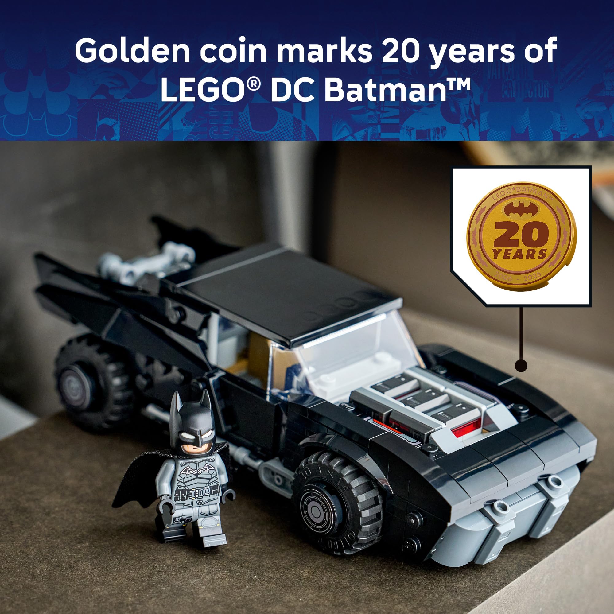 LEGO Super Heroes DC Batmóvel™ de O Batman™ 76332 | Amazon.com.br