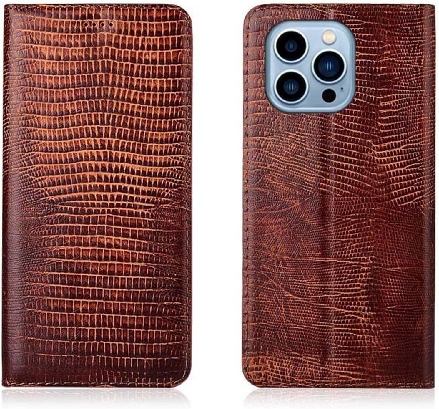 Étui portefeuille iPhone 13 Pro en cuir véritable pour ne plus perdre vos cartes