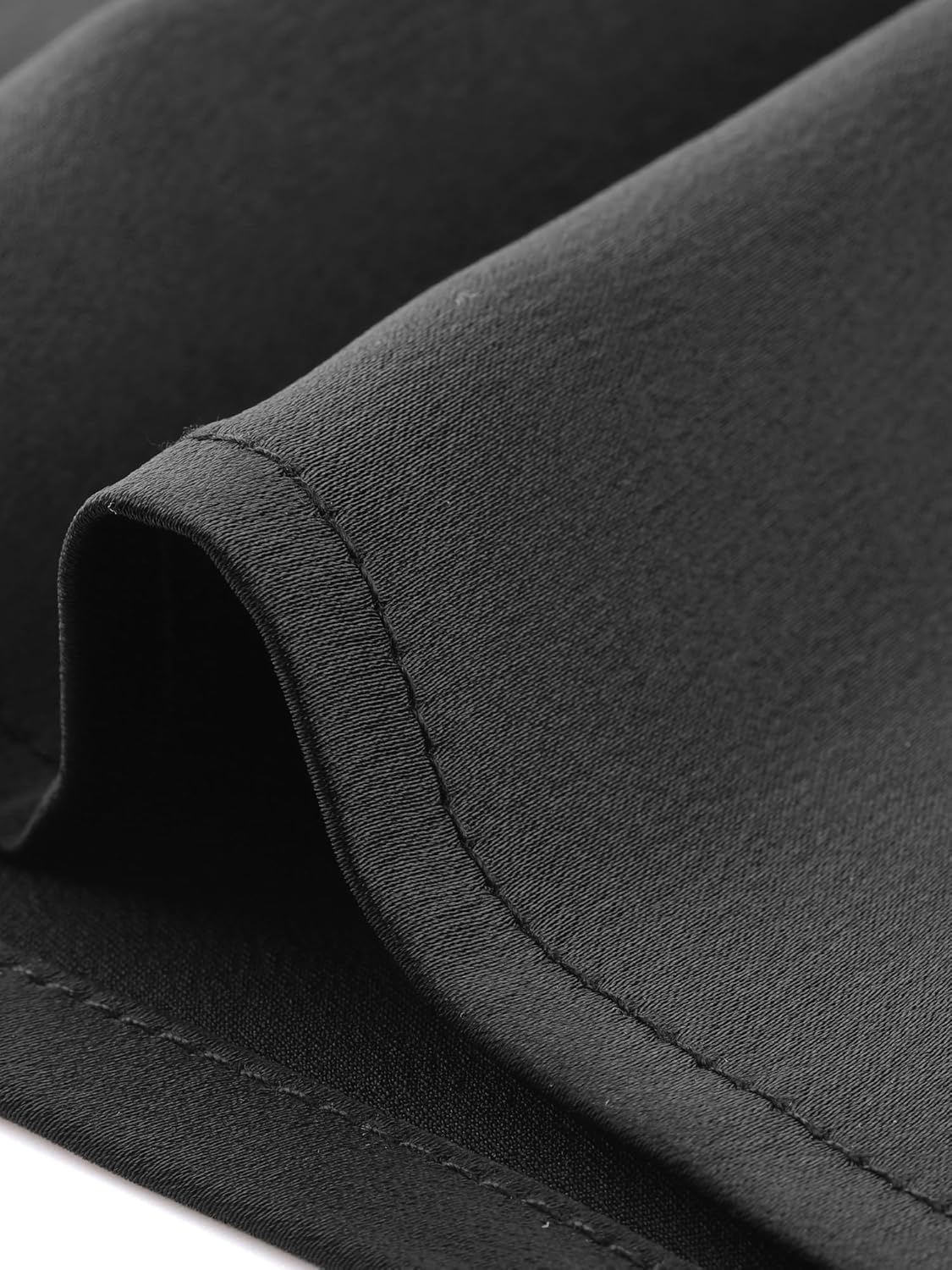 Allegra K Sleeveless Satin Tank Tops for Women Mock Cowl Neck Ruched Dressy Casual Blouse - Image 5