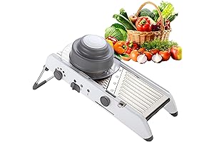 Stainless Steel Veggie Mandoline Slicer & Veggie Chopper