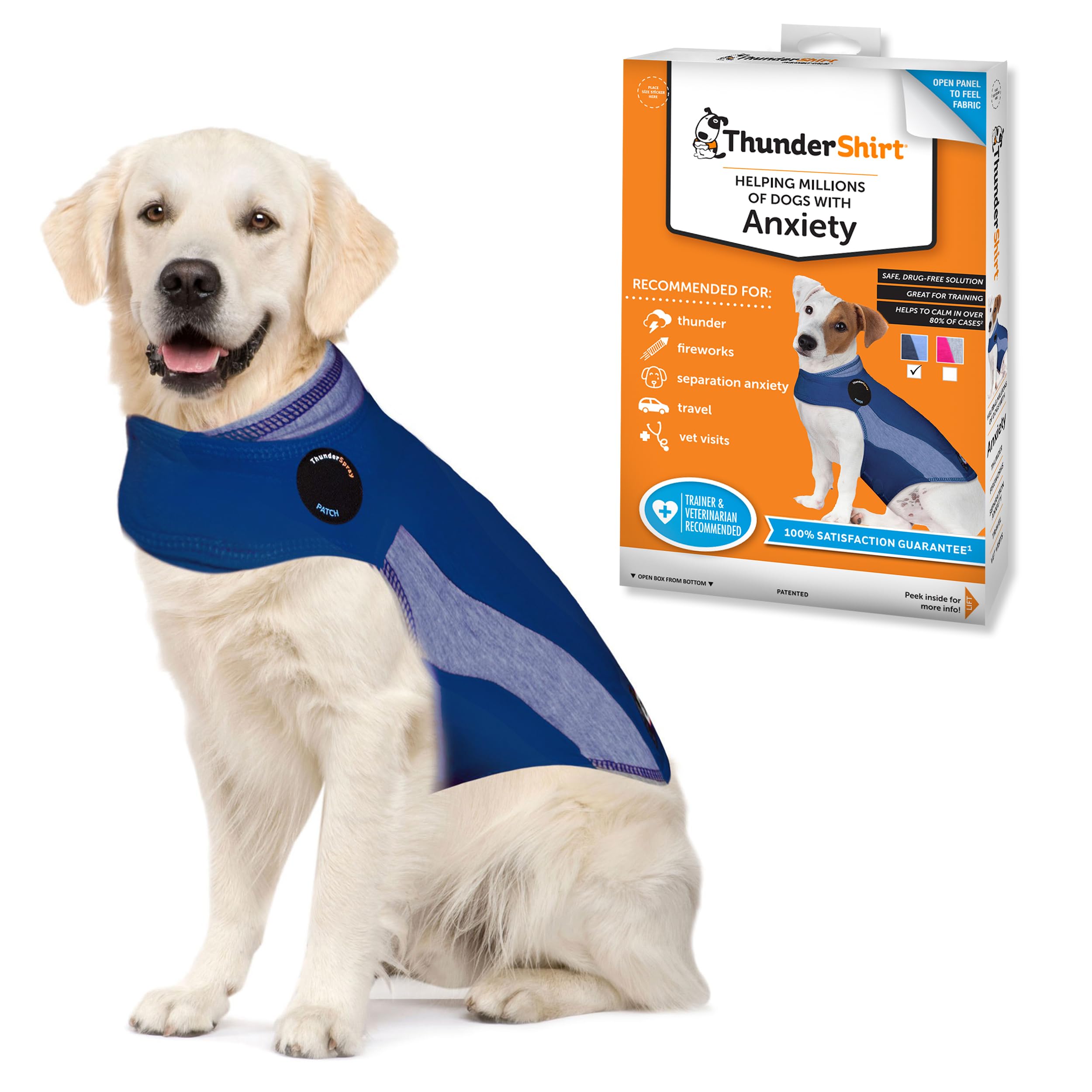 Thundershirt Polo, XL, Blue