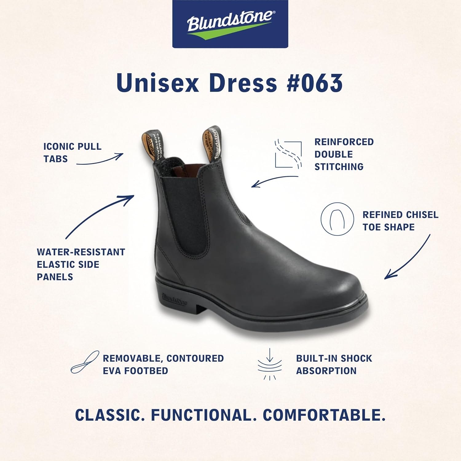 Blundstone Dress Chelsea Boots for Men & Women