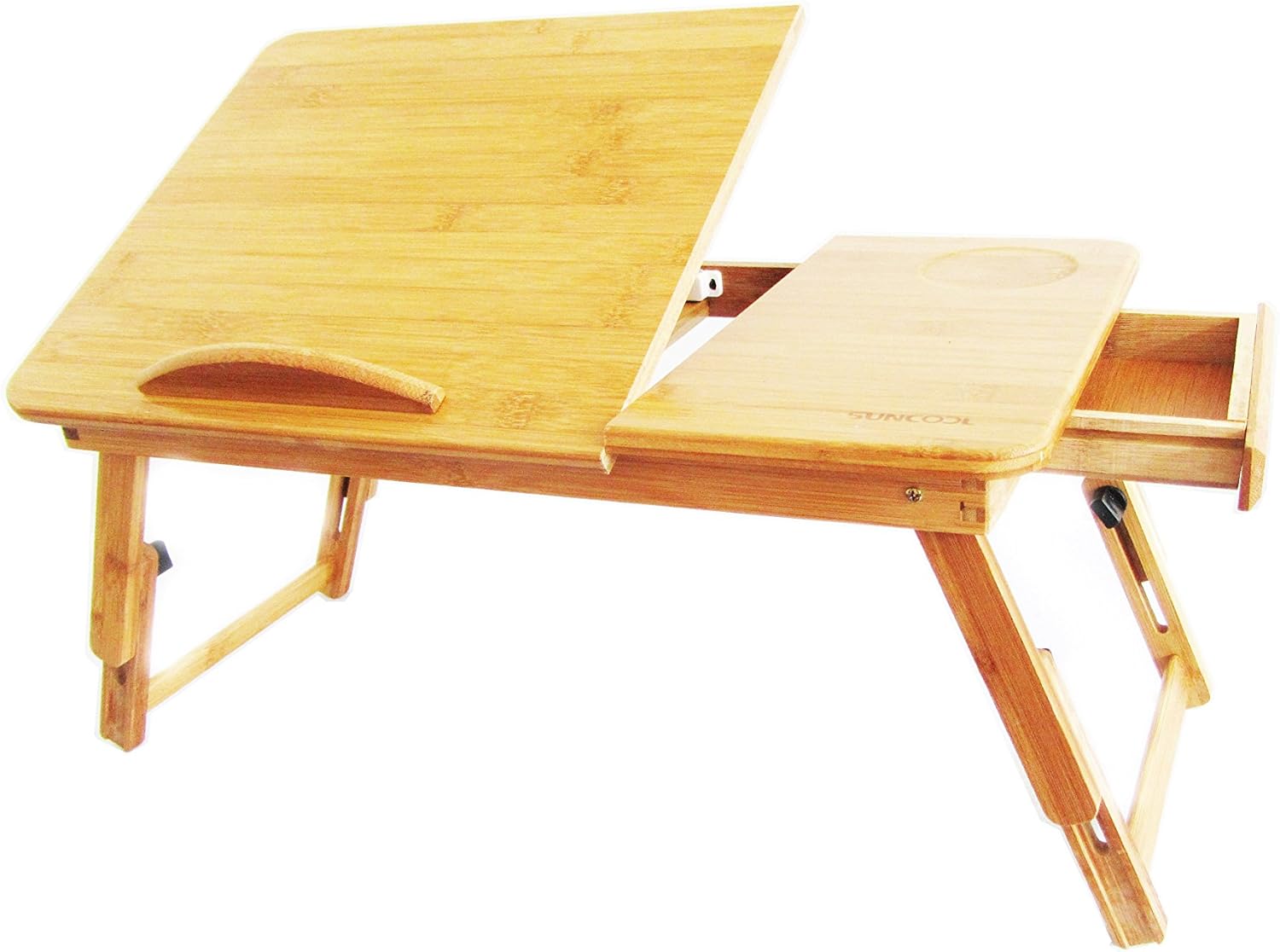 B&L Bamboo Adjustable LaptopDesk/BedTray/Lapdesk/Table