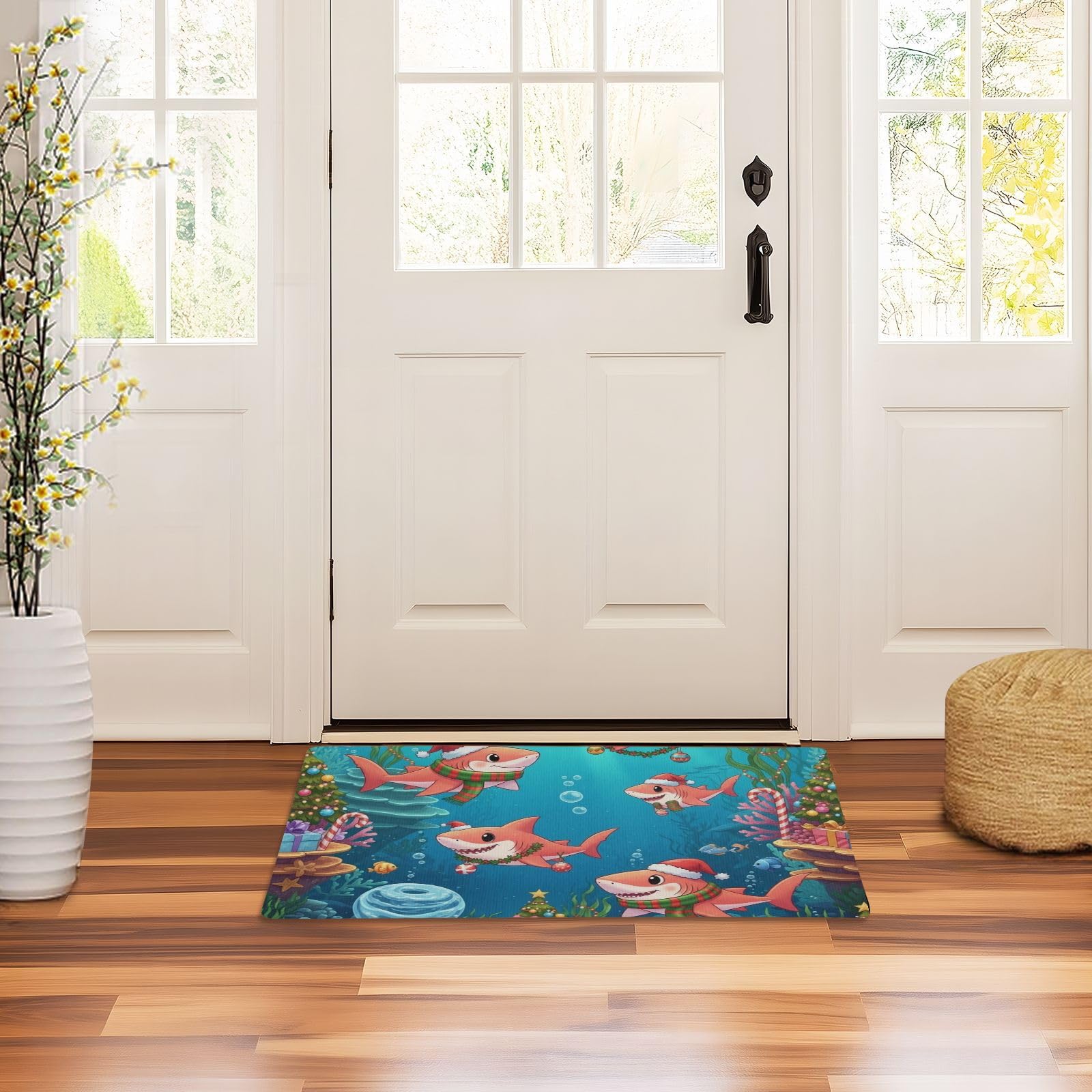 Paillasson d'entrée pour patio et porche, le tapis doux pour votre maison