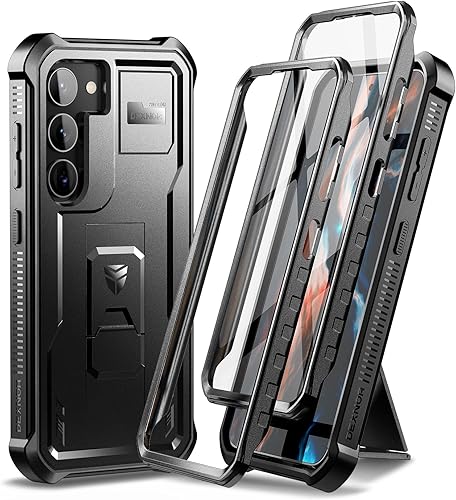 Dexnor Funda de cuerpo completo para Samsung Galaxy S23 5G6.1 pulgadas, Marco frontal extra Protección de grado militar de servicio pesado con