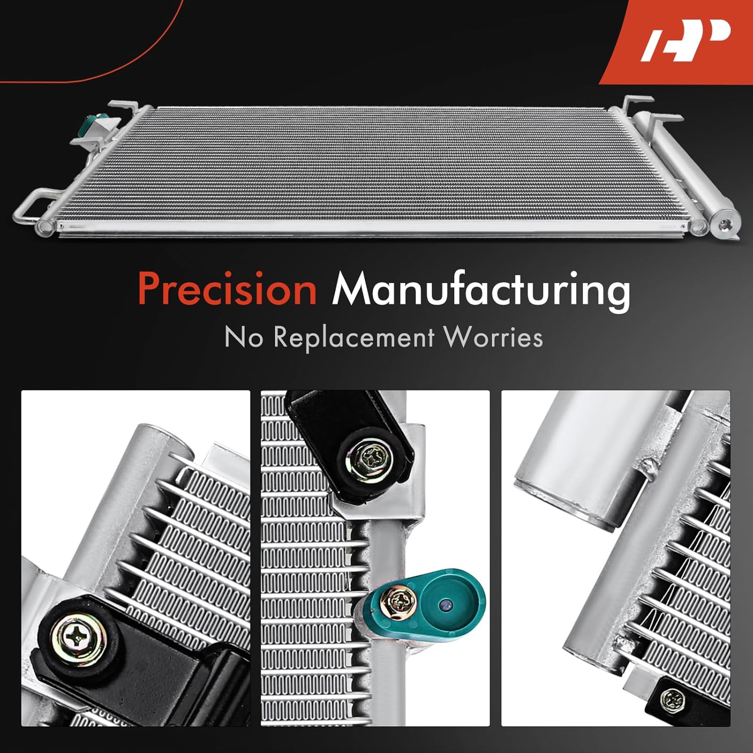 A-Premium Air Conditioning A/C Condenser Compatible with Lexus GS300 1998-2005, GS400 1998-2000, GS430 2001-2005, 3.0L 4.0L 4.3L, Replace# 8846030790