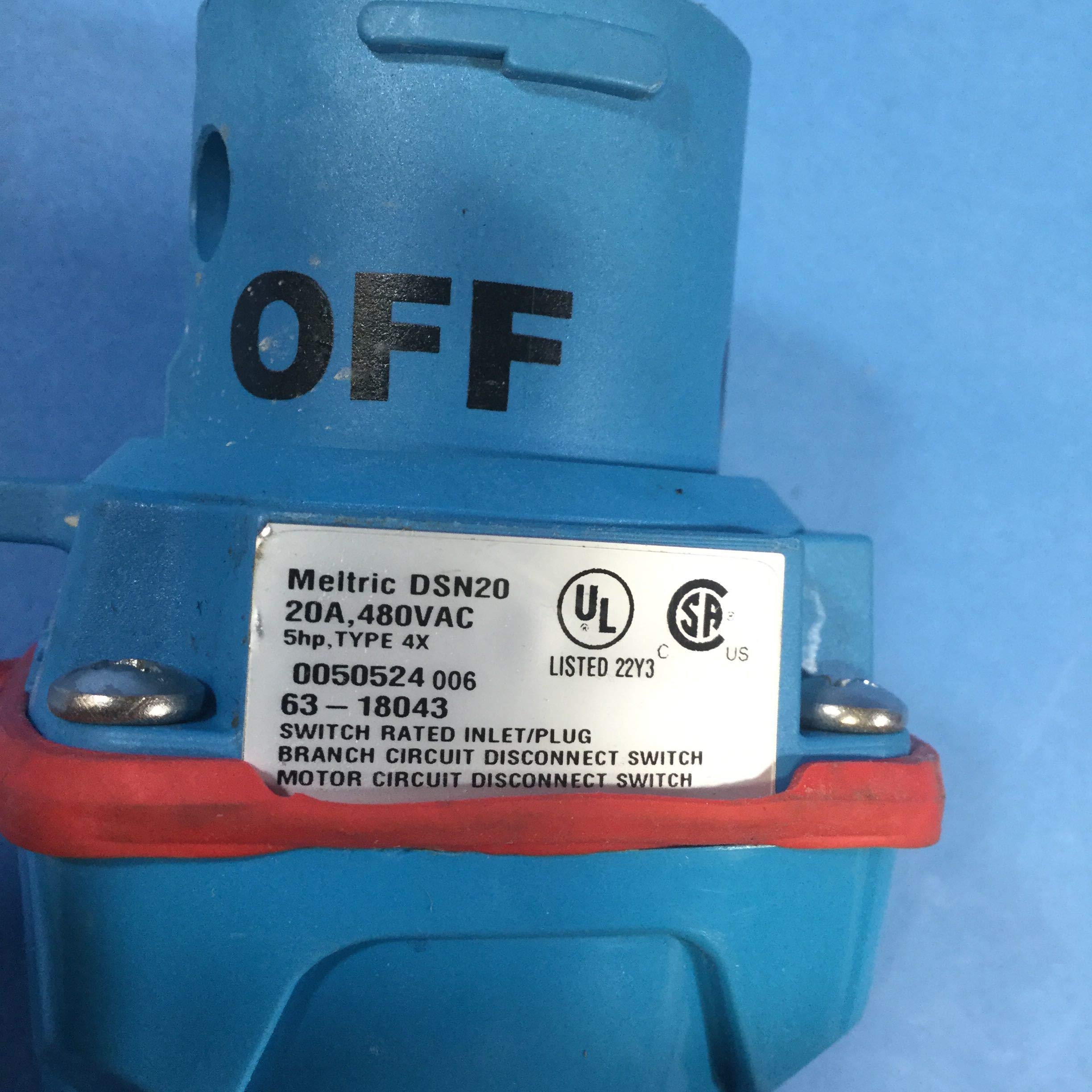 Meltric 63-18043, Inlet - Amazon.com