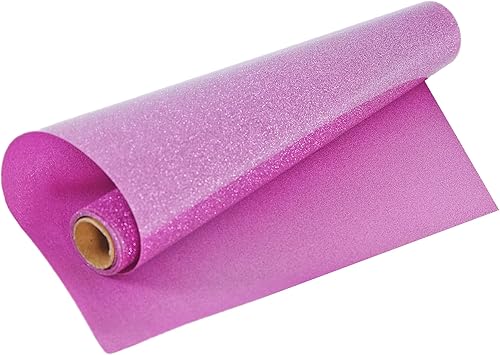 Miniatura 5 de Rollos de vinilo de transferencia de calor HTV con purpurina verde de 12 pulgadas por 5 pies, rollo para planchar en camisetas y siluetas, fácil de
