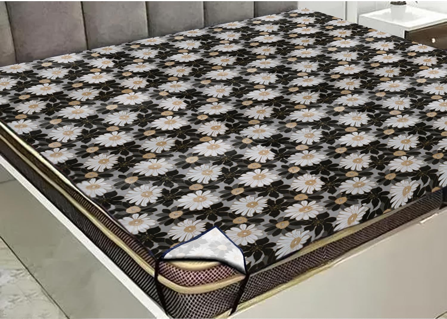 KANUSHI Industries® Bed Mattresses Protectors (DOUBLE-BED-SHEET-NW-03)-image-21