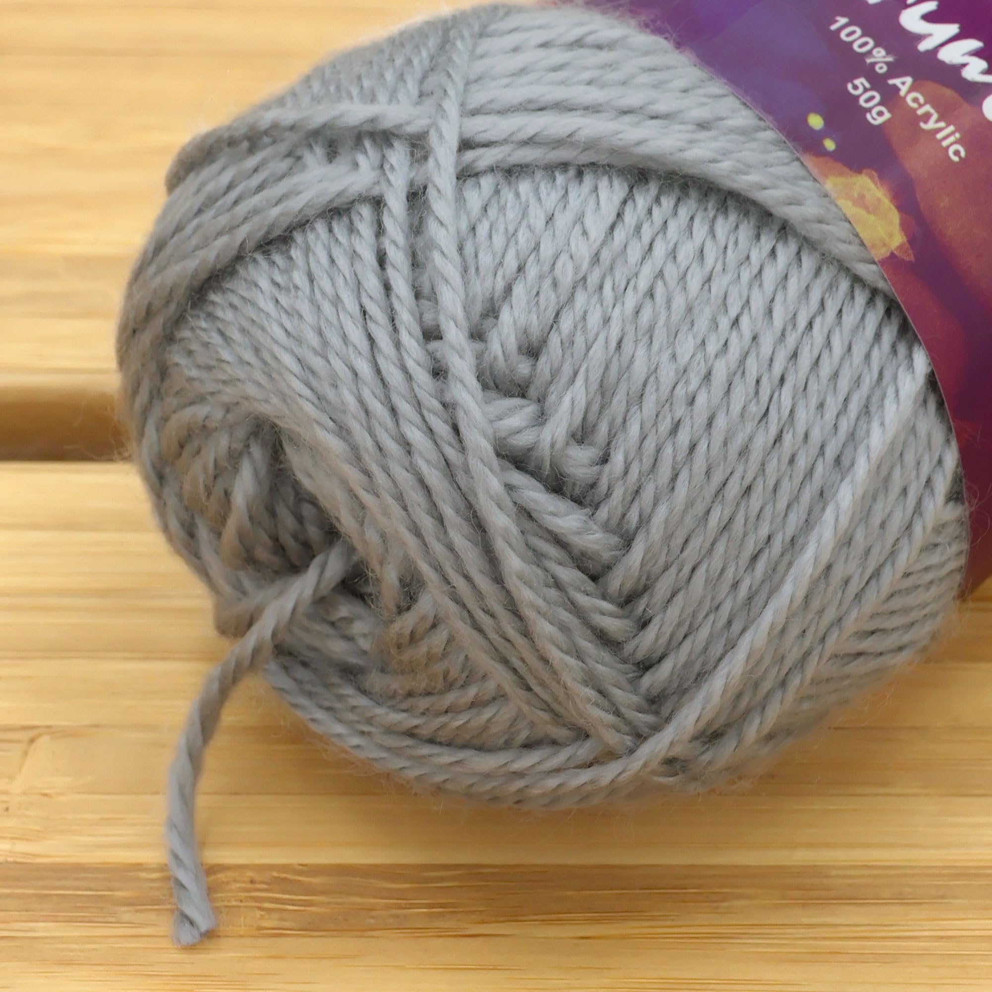 Amigurumi Select 100% Acrylic Craft Yarn Skeins Crochet and Knitting Projects - Acrylic Fingering Weight - Brittlebush - 4 Skeins - Image 3
