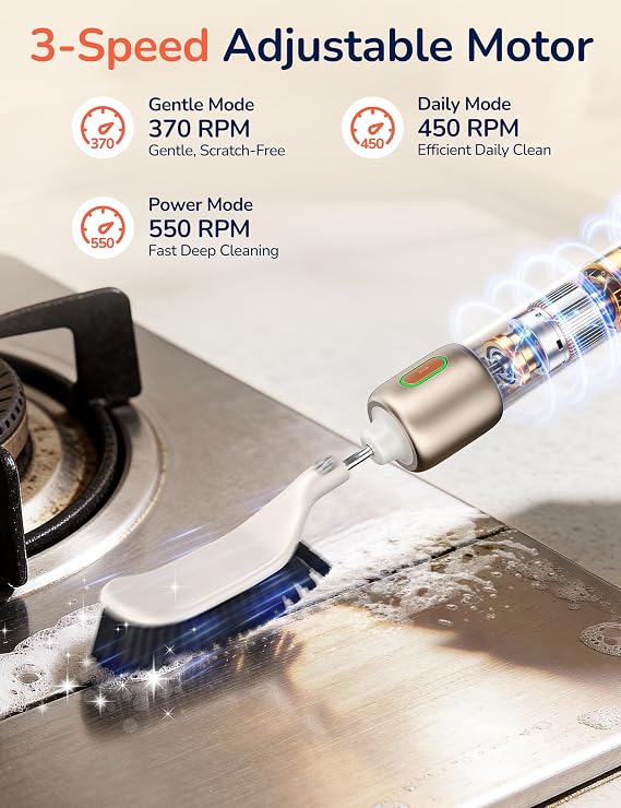 Electric Cleaning Brush for Multi-Surface Deep Clean