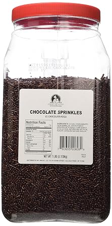 Chef's Quality Chocolate Sprinkles, 7 lb.
