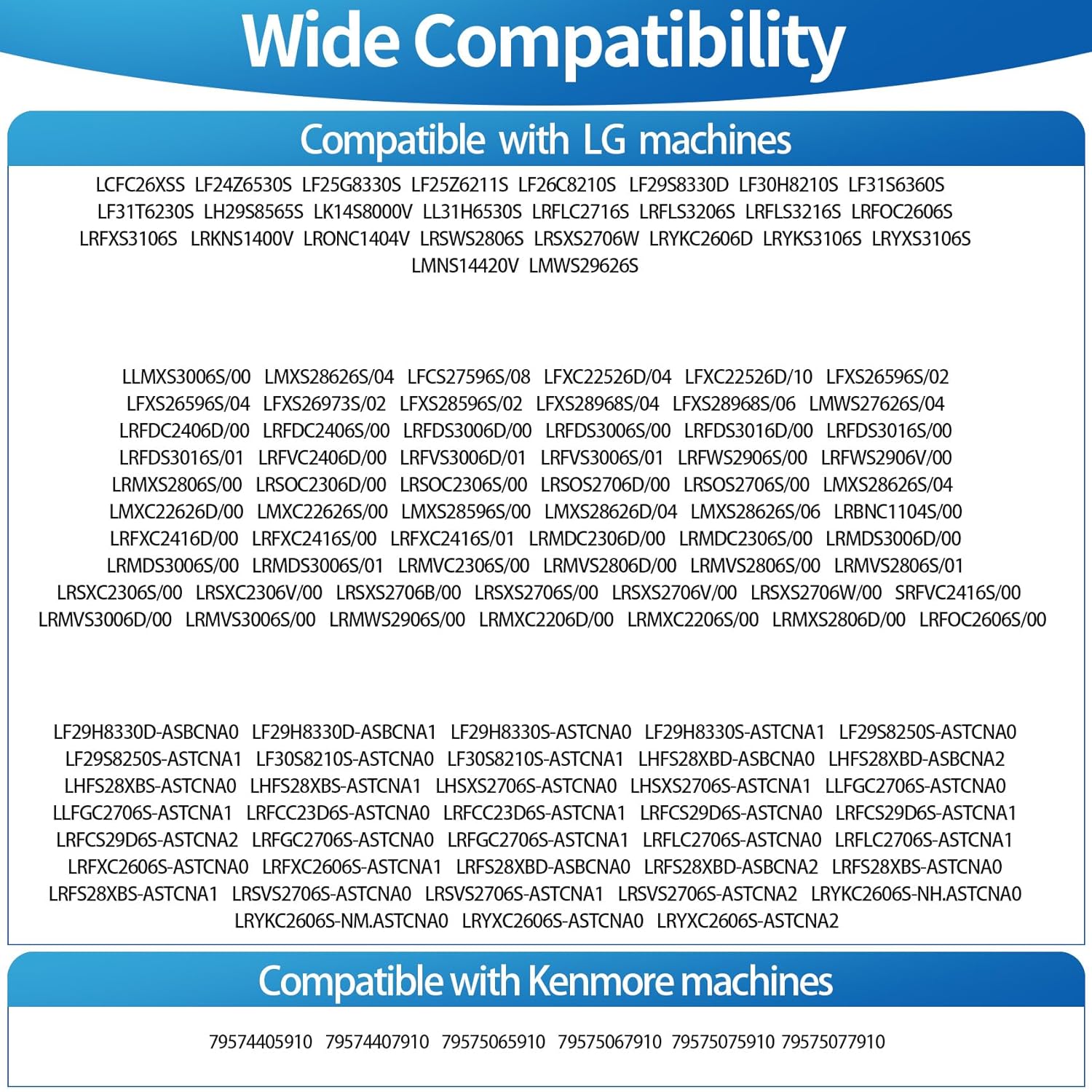 LMXS28626S LFXS26973S LFXS26596S Refrigerator Condenser Fan Motor Assembly Compatible with LG Kenmore LMWS27626S LRMDS3006S LRFDS3016S LRFXC2416S LMWS27626S LFXS28968S LMXS28626D LRMDS3006D