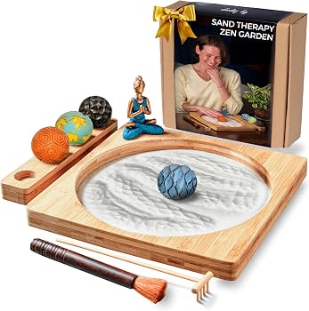 Jardim Zen - Minfullnes - Budismo - Kit Areia - Yoga - Buda
