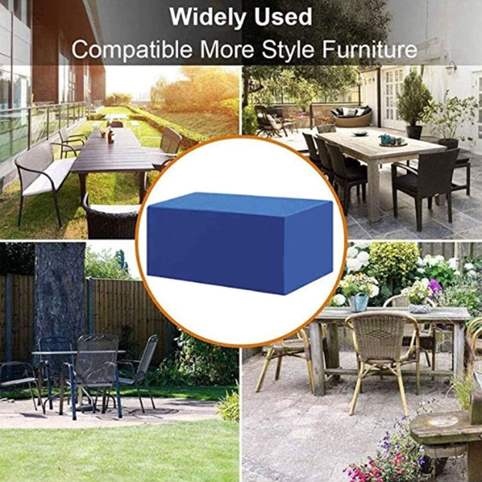 Fodere per mobili da Giardino 40x40x25cm, Copertura Protettiva 420D per mobili da Giardino, coperture per mobili da Esterno Impermeabili, Copertura per mobili da Giardino