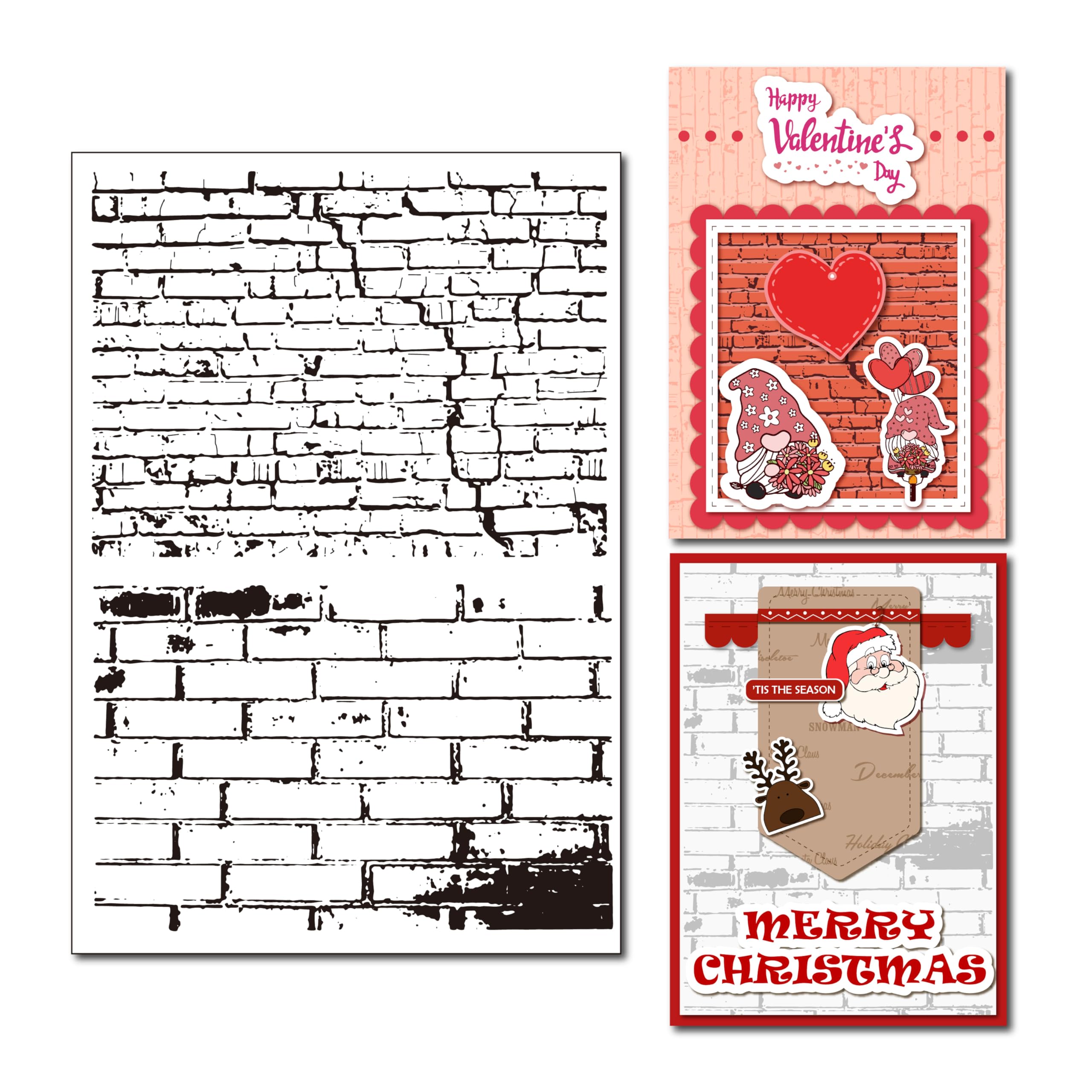 Arrietty Brick S Wall Background Clear Stamps Diy Rubber Clear Stamp For Card Making Clear Stamp