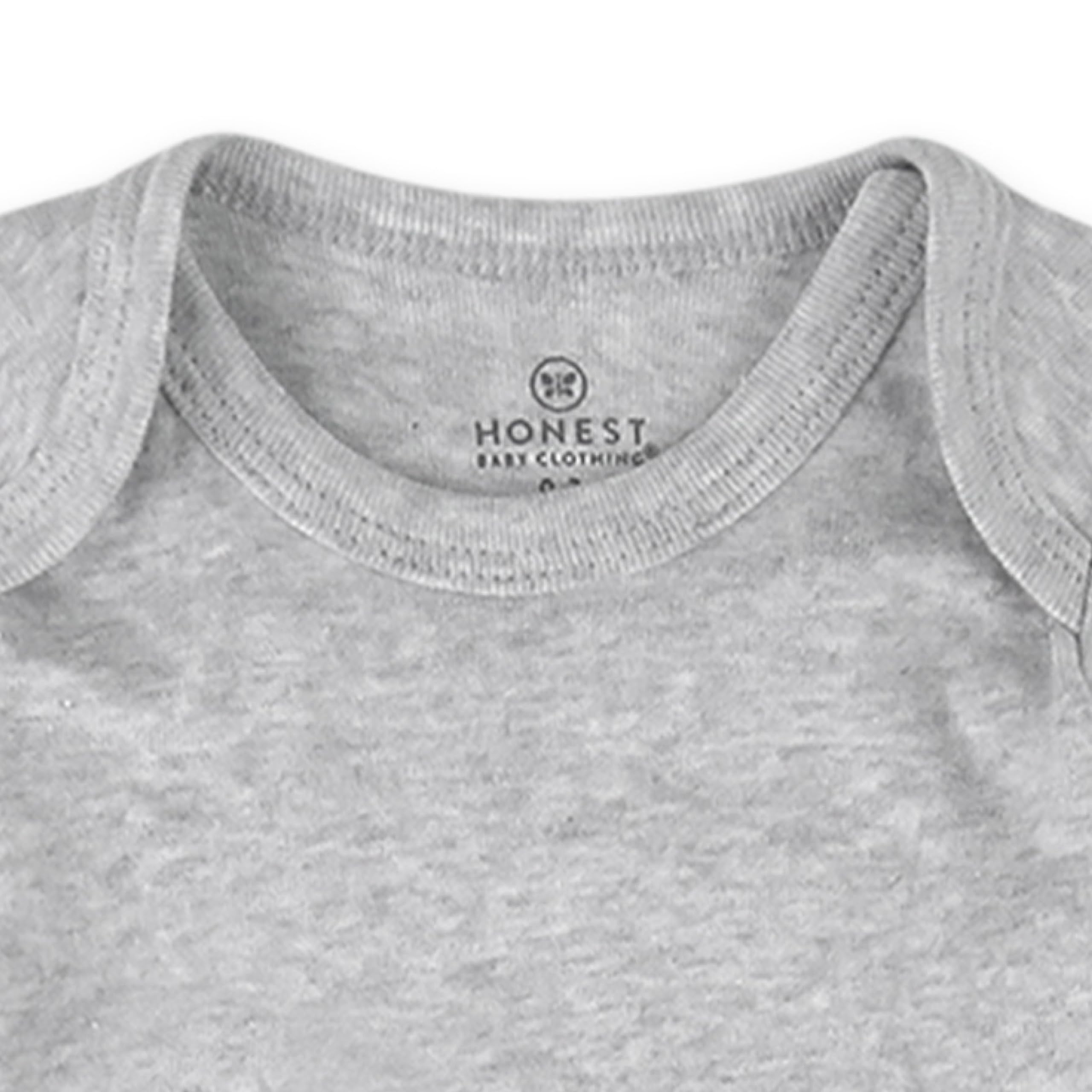 HonestBaby Body de manga larga de algodón orgánico para bebé, paquete de 5