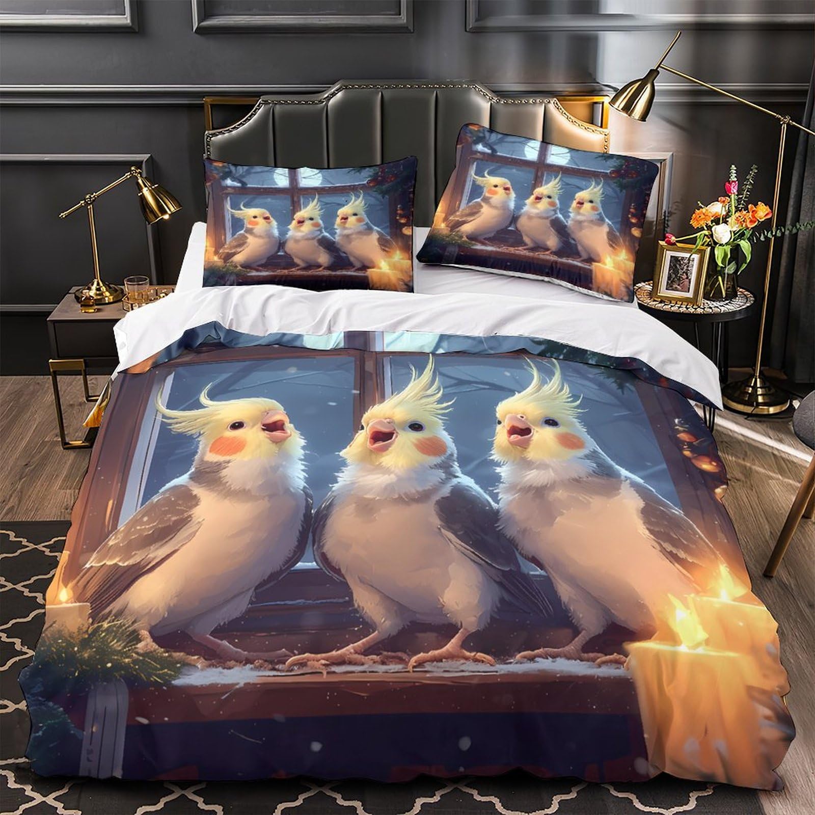 Linge de lit confortable et léger avec fermeture éclair 260x220