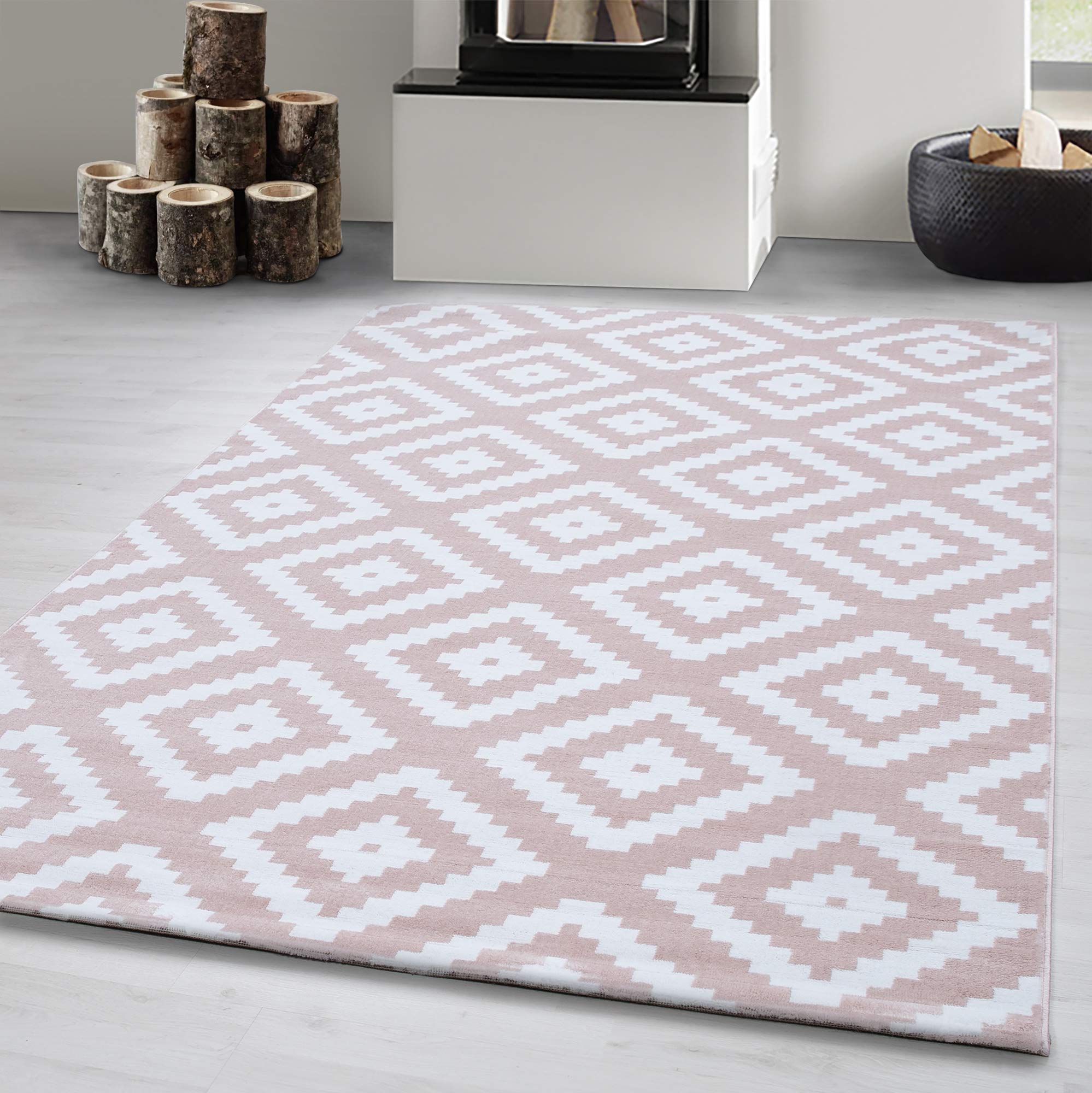 Carpetsale24 Teppich Kurzflor Einfarbig in vielen Größen Moderner Teppich für Wohnzimmer Schlafzimmer Flur Küche Esszimmer Kinderzimmer Pflegeleicht Weich