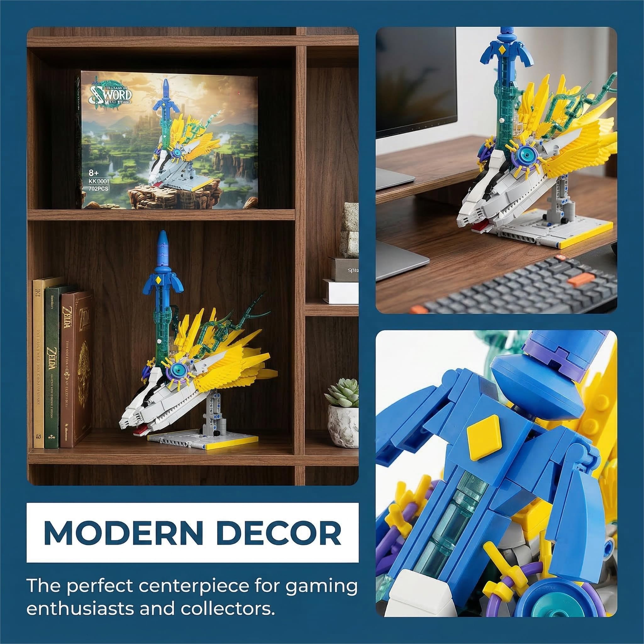 TOTK Master Sword Building Set, BOTW Legendary Sword Building Toy