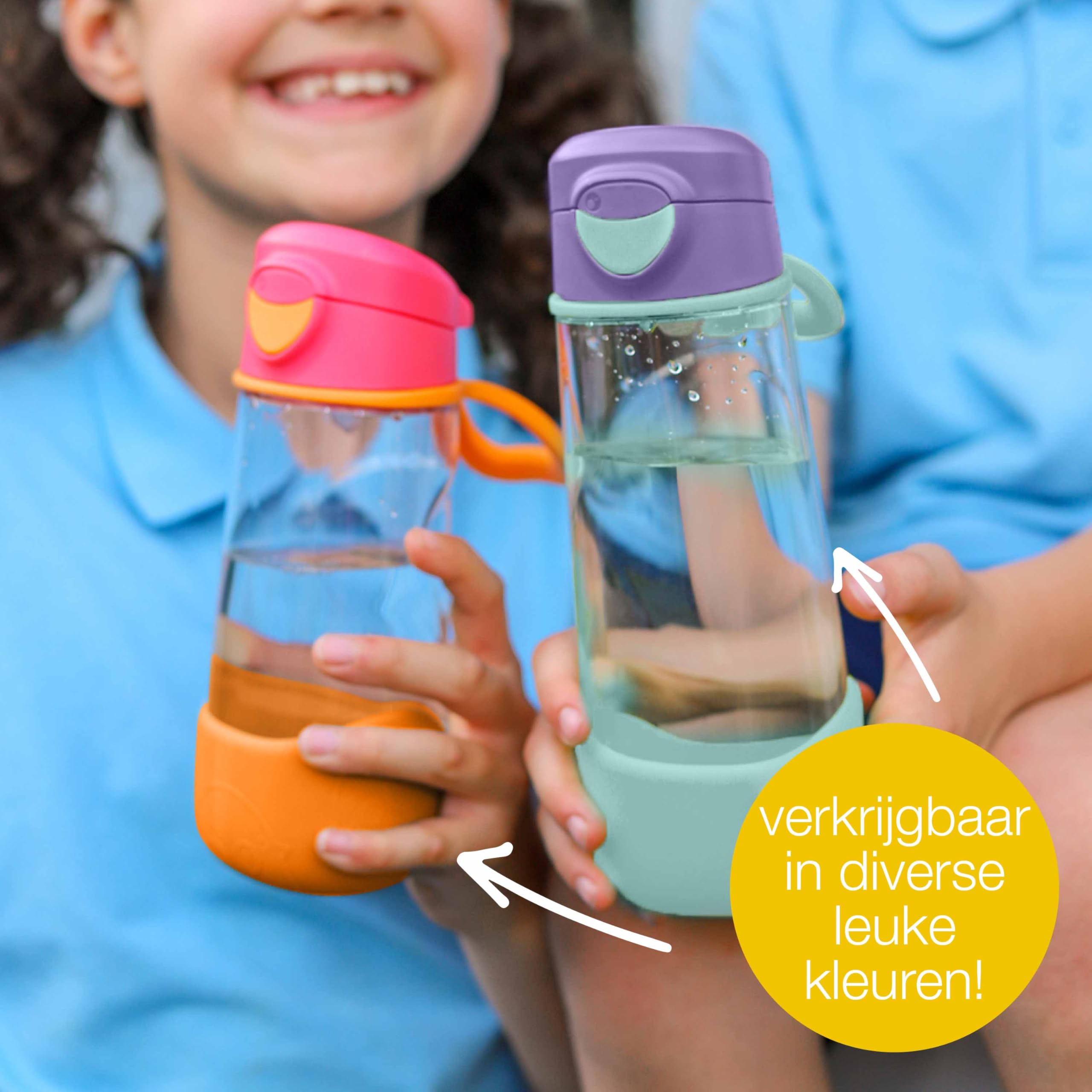 De b.box sportfles met een capaciteit van 450 ml