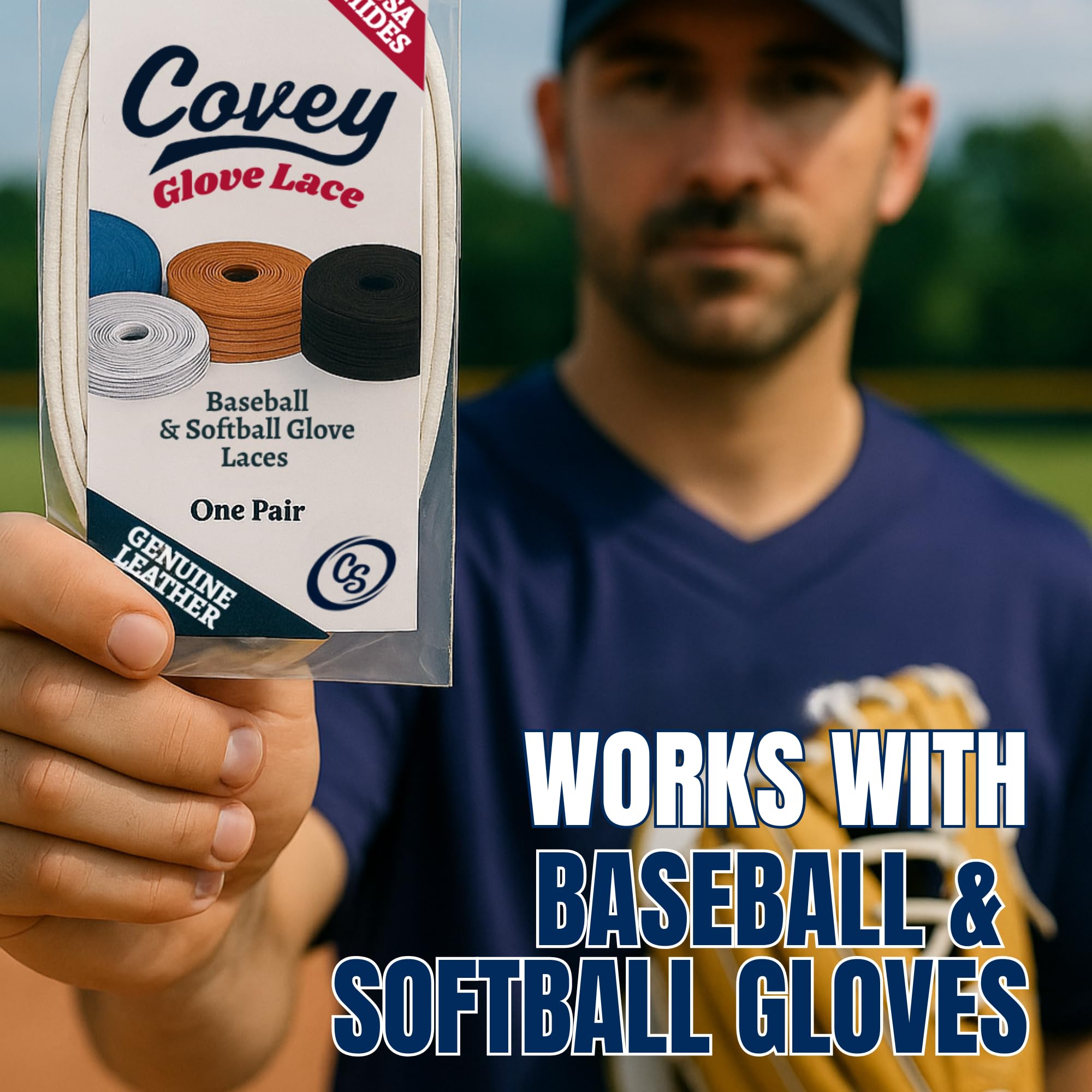 AliBall Kit de laçage pour gants de baseball, dentelle en cuir